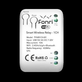 Fonri WF3-TM4-0201-02 Akıllı Kablosuz Tek Kanal Röle