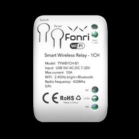 Fonri WF3-TM4-0201-02 Akıllı Kablosuz Tek Kanal Röle