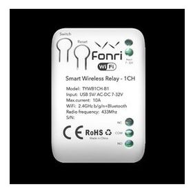 Fonri WF3-TM4-0201-02 Akıllı Kablosuz Tek Kanal Röle