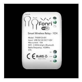 Fonri WF3-TM4-0201-02 Akıllı Kablosuz Tek Kanal Röle