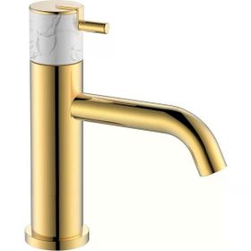Fontana FA-4012M Mermer Altın Lavabo Bataryası