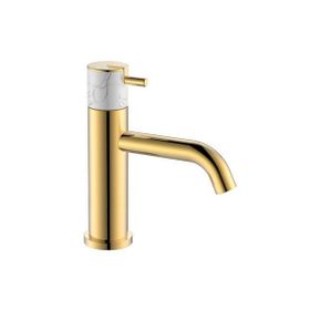Fontana FA-4012M Mermer Altın Lavabo Bataryası