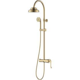 Fontana FA-6052 Fırçalanmış Altın Duş Ünitesi