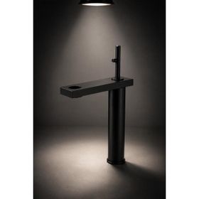 Fontana FA-8025 Mat Siyah Yüksek Lavabo Bataryası