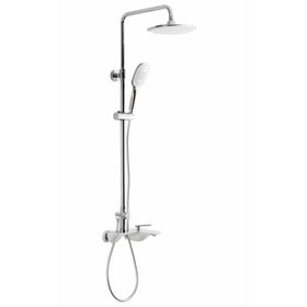 Fontana FG - 1554 Krom Beyaz Duş Ünitesi