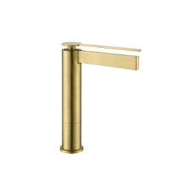Fontana FJ-6022 Fırçalanmış Altın Yüksek Lavabo Bataryası