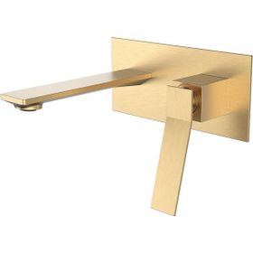 Fontana FJ-A3002 Fırçalanmış Altın Ankastre Lavabo Bataryası