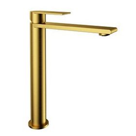 Fontana FJ-SS1022 Fırçalanmış Altın Yüksek Lavabo Bataryası