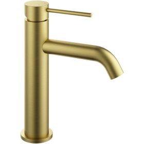 Fontana FJ-SS2012 Fırçalanmış Altın Lavabo Bataryası