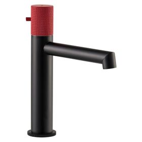 Fontana FM-2218 Siyah - Kırmızı Lavabo Bataryası
