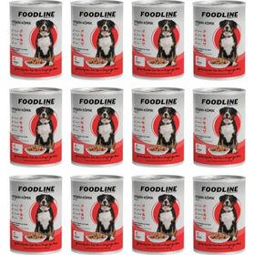 Foodline 12x400 gr Kuzu Etli Yetişkin Köpek Konservesi