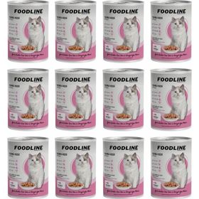 Foodline 12x400 gr Tavuklu Yavru Kedi Konservesi
