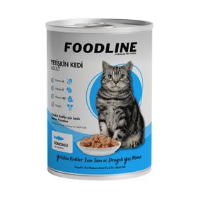 Foodline 400 gr Somonlu Yetişkin Kedi Konservesi