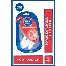 Foot Doctor 024 4 Adet Jel Topuk Koruyucu Bant