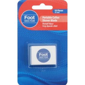 Foot Doctor 10 Adet Portatif Nasır Tıraş Aparatı Jileti