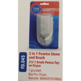 Foot Doctor FD.045 2in1 Pomza Taşı ve Fırçası