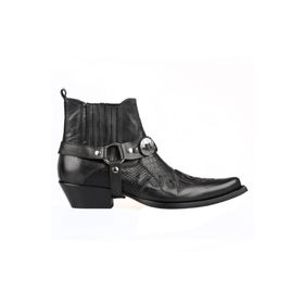 FootCourt Western Siyah Erkek Kovboy Botu