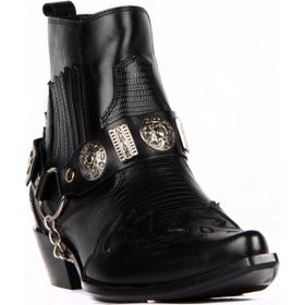 FootCourt Western Siyah Erkek Kovboy Botu