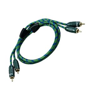 For-X X-1122G 2 RCA + 2 RCA Bakır 1 mT Amfi Ses Sistemi Kablosu