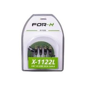 For-X X-1122L 2 RCA + 2 RCA 5 mt Bakır Kablo