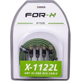 For-X X-1122L 2 RCA + 2 RCA 5 mt Bakır Kablo