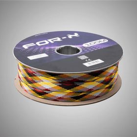 For-X X-120SKS Sarı-Kırmızı-Siyah 20 mm 10 mt Kablo Çorabı