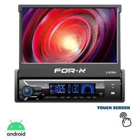 For-X X-8290A 7 inç 4x50W Android 2+16 GB BT-2X USB-SD-FM-AUS-GPS Indash Teyp