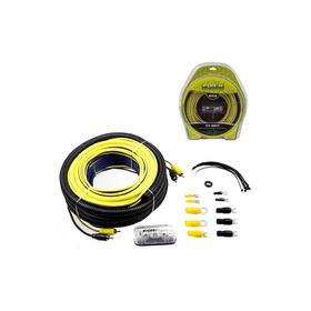 For-X XY-6KIT 6GA Bakır Vakumlu Oto Amfi Kablo Seti