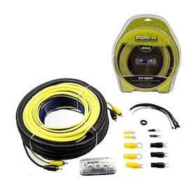 For-X XY-8KIT 8GA Bakır Vakumlu Oto Amfi Kablo Seti