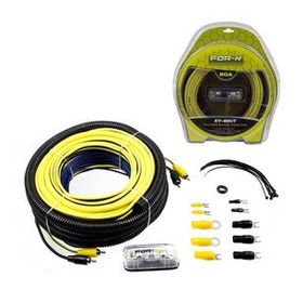 For-X XY-8KIT 8GA Bakır Vakumlu Oto Amfi Kablo Seti