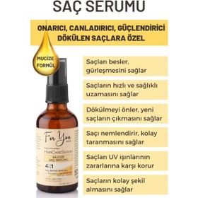 For You Gold 50 ml Onarıcı Güçlendirici Canlandırıcı Saç Bakım Serumu