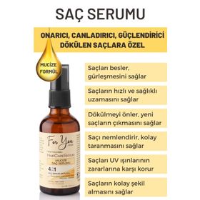 For You Gold 50 ml Onarıcı Güçlendirici Canlandırıcı Saç Bakım Serumu