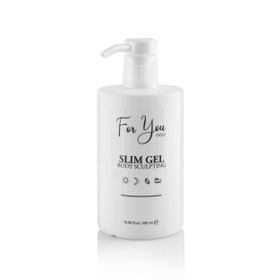 For You Gold 500 ml Slim Jel İnceltici Sıkılaştırıcı Yağ Yakıcı Bölgesel İncelme Çatlak Karşıtı ve Selülit Kremi