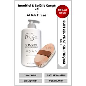 For You Gold 500 ml Slim Jel İnceltici Sıkılaştırıcı Yağ Yakıcı Bölgesel İncelme Çatlak Karşıtı ve Selülit Kremi