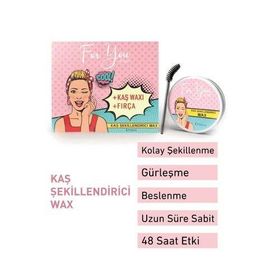 For You Gold Besleyici 50 ml Kaş Şekillendirici ve Sabitleyici Wax