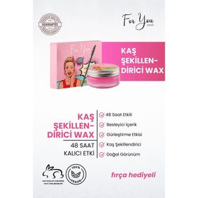 For You Gold Besleyici 50 ml Kaş Şekillendirici ve Sabitleyici Wax