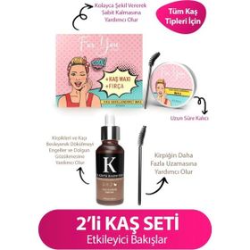 For You Gold E-Vitamini İçeren Kaş Şekillendirici Sabitleyici Wax ve Kaş Kirpik Serumu