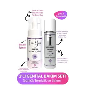 For You Gold Genital Bölge Temizleyici Köpük ve Intim Bakım Losyonu