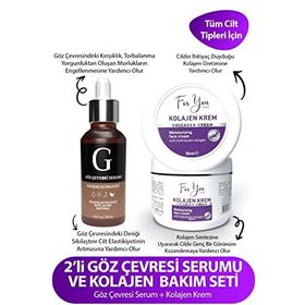 For You Gold Kolegen Krem ve Göz Çevresi Serumu Bakım Seti