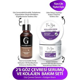 For You Gold Kolegen Krem ve Göz Çevresi Serumu Bakım Seti