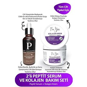 For You Gold Peptit + Hyaluronik Asit Gençleştirici Serum ve Kolajen Krem Set