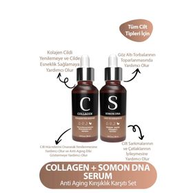 For You Gold Somon Dna Collagen Serum Anti Aging Kırışıklık ve Yaşlılık Karşıtı Yüz Bakım Serumu Seti