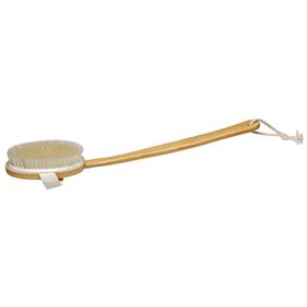 For Your Beauty Oval Başlı Ahşap Uzun Saplı Masaj Fırçası