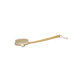 For Your Beauty Oval Başlı Ahşap Uzun Saplı Masaj Fırçası