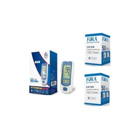 Fora 2 Kutu 100 Adet Strip Şeker Ölçüm Cihazı