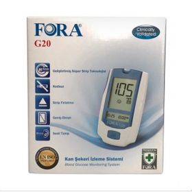 Fora G20 50 Adet Kan Şeker Ölçüm Cihazı