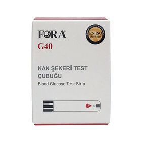 Fora G40 50'li Kan Şekeri Test Stripi