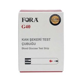 Fora G40 50'li Kan Şekeri Test Stripi