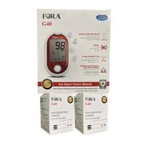 Fora G40 Şeker Ölçüm Cihazı + 2x50 Adet Strip