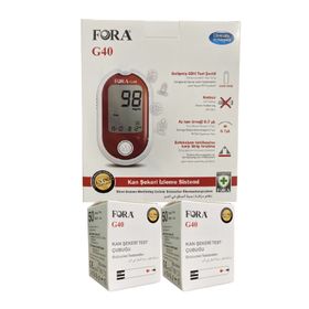 Fora G40 Şeker Ölçüm Cihazı + 2x50 Adet Strip